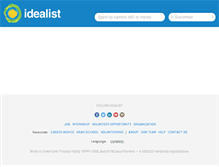 Tablet Screenshot of idealist.org
