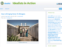 Tablet Screenshot of blog.en.idealist.org